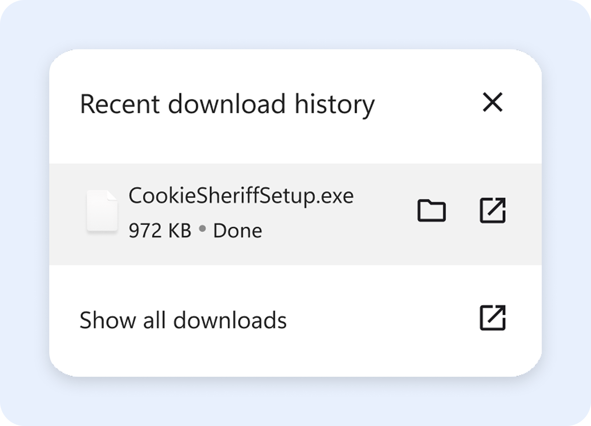 Open the Cookie Sheriff setup file